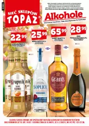 Gazetka promocyjna Topaz - Gazetka - Gazetka - ważna od 31.03 do 31.03.2025 - strona 2 - produkty: Top, Gra, Soplica, Wódka, Prosecco, Whisky, Wino, Grant's