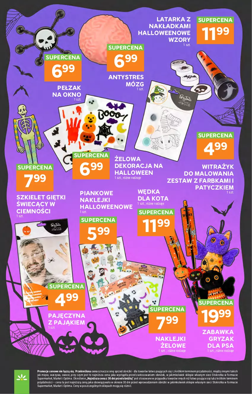 Gazetka promocyjna Stokrotka - Supermarket - ważna 22.10 do 28.10.2026 - strona 53 - produkty: Fa, Gry, Klej, Latarka, Mięso, Okno, Optima, Owoce, Tarka, Warzywa, Zabawka