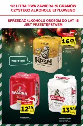 Gazetka promocyjna ABC - Gazetka - ważna od 12.12 do 12.12.2023 - strona 21 - produkty: Piwa, Piwo, Gra, Kasztelan, Warka, Kozel