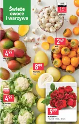 Gazetka promocyjna Stokrotka - Supermarket - Gazetka - ważna od 02.11 do 02.11.2022 - strona 3 - produkty: Kalafior, Warzywa, Czosnek, Kaki, Pomelo, Bukiet, Owoce, Mango