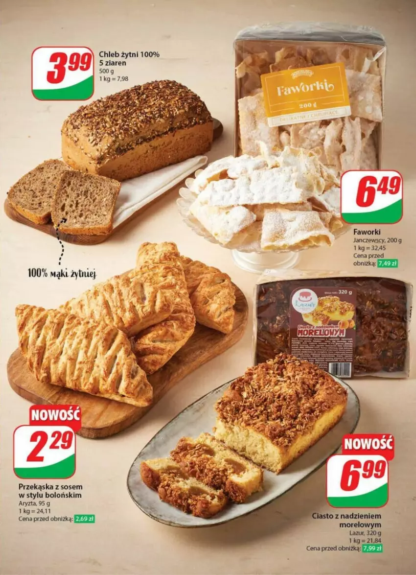 Gazetka promocyjna Dino - ważna 24.01 do 30.01.2024 - strona 24 - produkty: Chleb, Sos