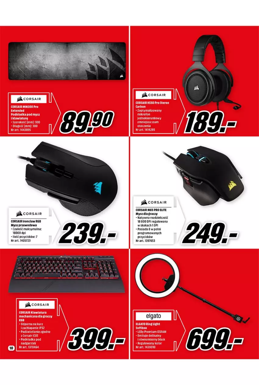 Gazetka promocyjna Media Markt - Gazetka Media Markt - ważna 01.10 do 31.10.2021 - strona 10 - produkty: Gra, Mysz