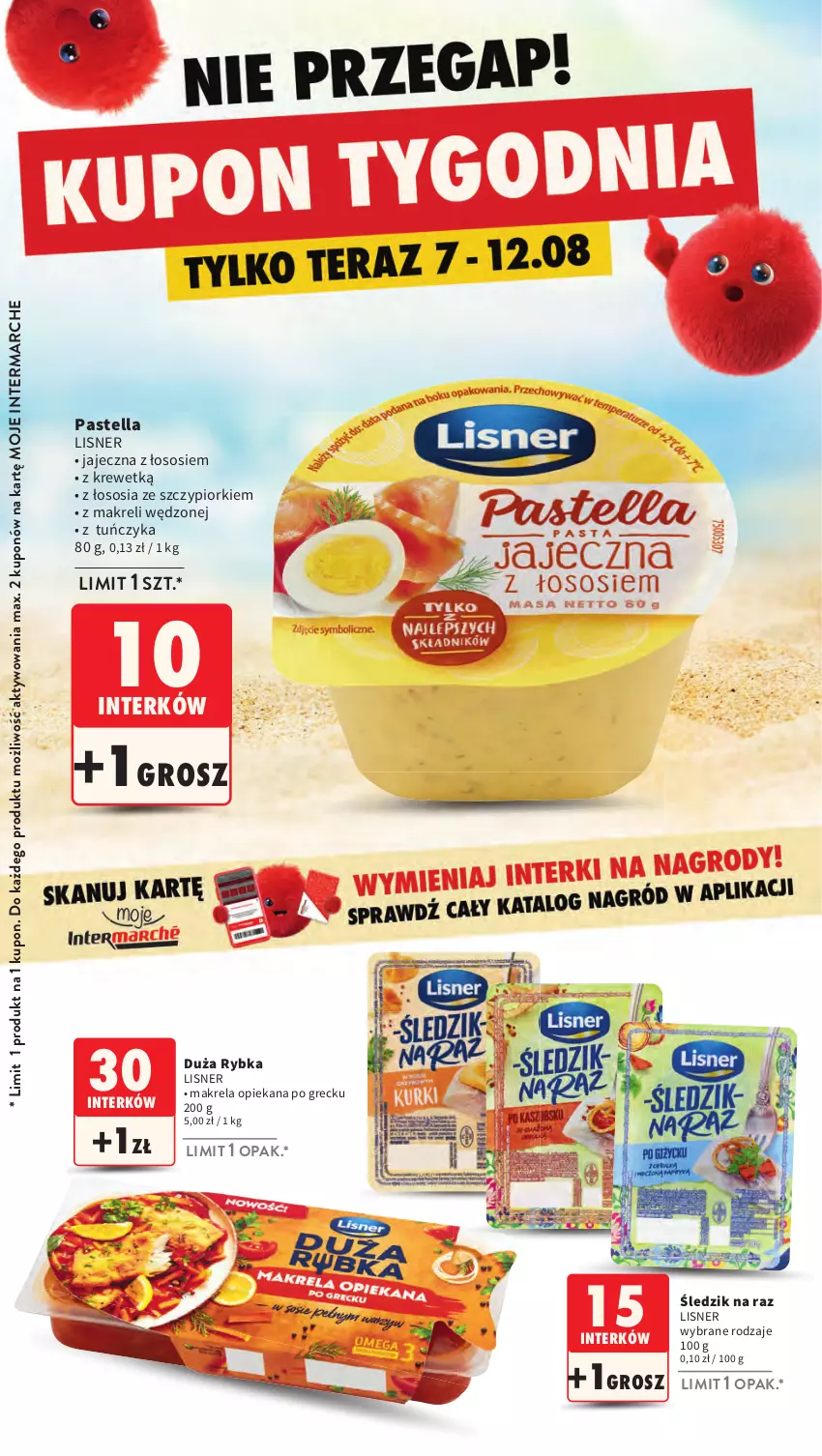 Gazetka promocyjna Intermarche - Gazetka promocyjna ważna - ważna 07.08 do 12.08.2025 - strona 38 - produkty: Lisner, Pastella, Sos, Tuńczyk