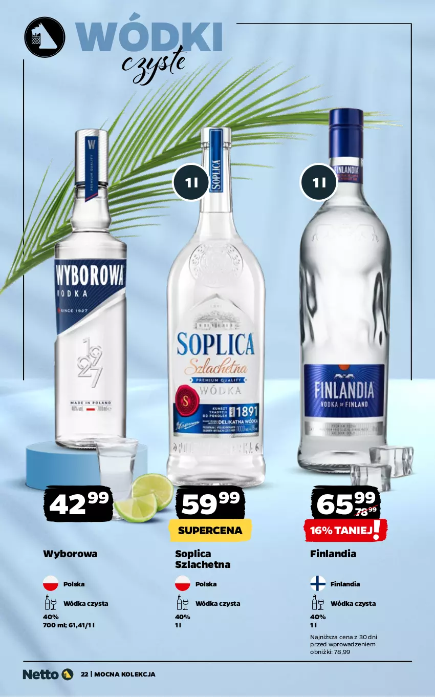 Gazetka promocyjna Netto - Netto_MK_07/25 - ważna 01.07 do 31.07.2025 - strona 22 - produkty: Finlandia, Soplica, Wódka, Wyborowa
