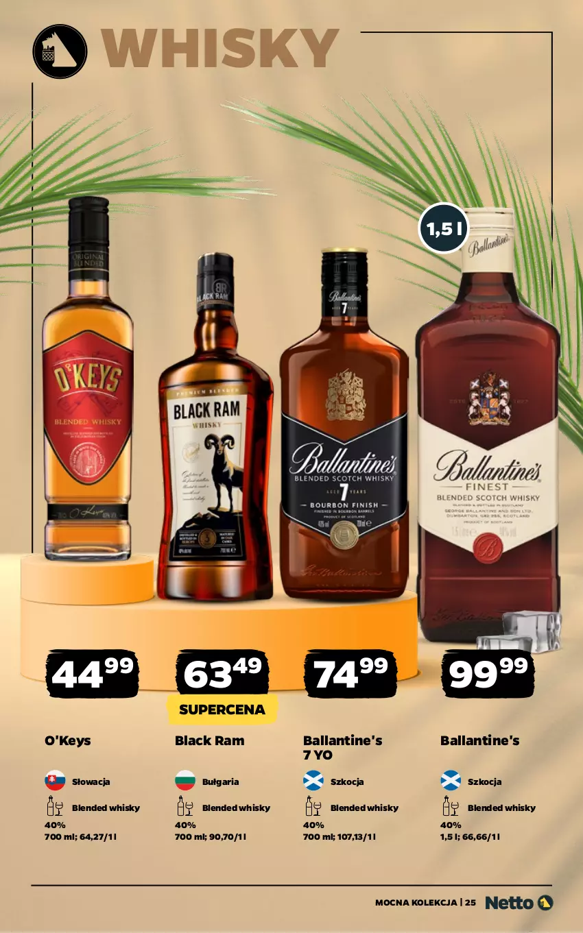 Gazetka promocyjna Netto - Netto_MK_07/25 - ważna 01.07 do 31.07.2025 - strona 25 - produkty: Ballantine's, Koc, Lack, Whisky
