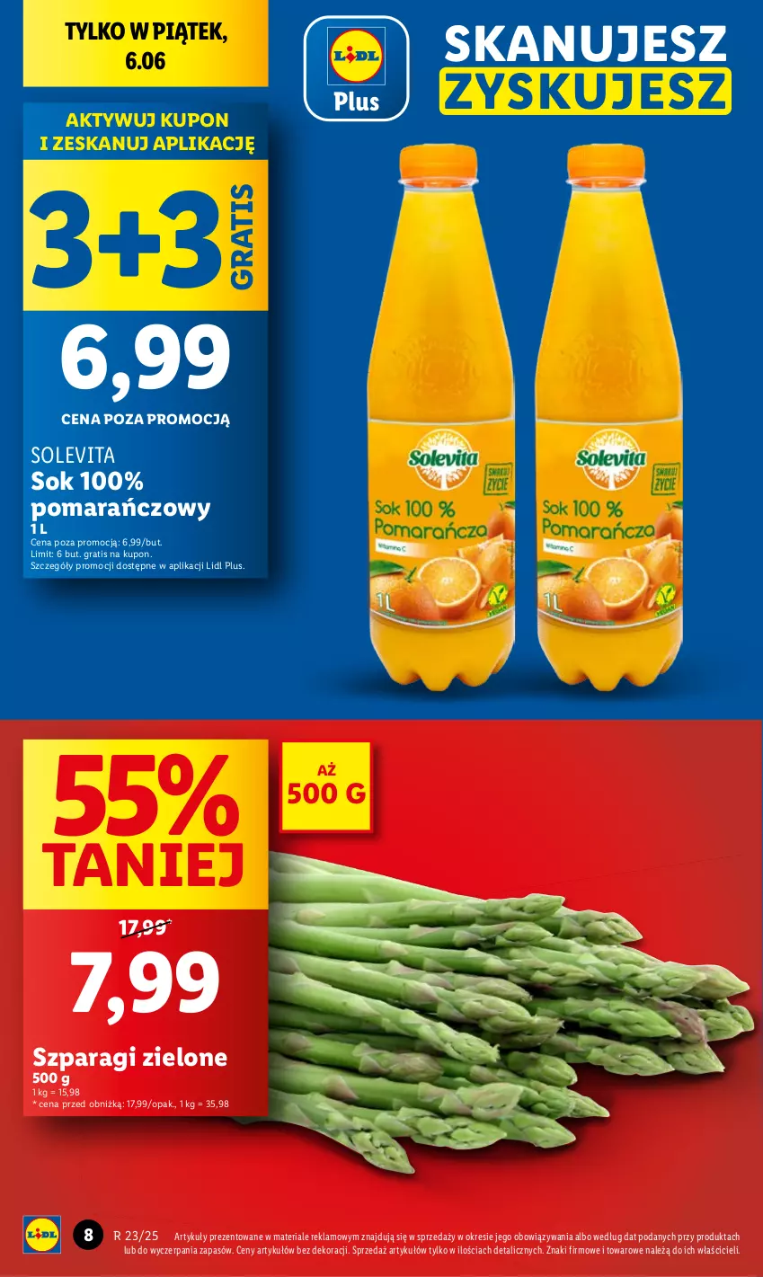 Gazetka promocyjna Lidl - GAZETKA - ważna 05.06 do 07.06.2025 - strona 8 - produkty: Gra, Sok