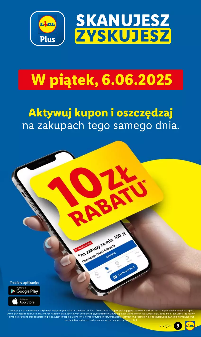 Gazetka promocyjna Lidl - GAZETKA - ważna 05.06 do 07.06.2025 - strona 9 - produkty: Gra, Karmi, Napoje, Znicz