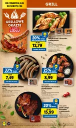 Gazetka promocyjna Lidl - GAZETKA - Gazetka - ważna od 07.06 do 07.06.2025 - strona 28 - produkty: Kurczak, Mus, Stek, Polędwiczki z kurczaka, Skrzydełka z kurczaka, Grill