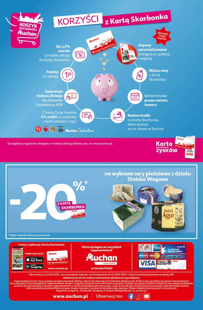 Gazetka promocyjna Auchan - Gazetka Wielkanoc w dobrym smaku Supermarket Auchan - ważna 23.03 do 29.03.2023 - strona 12 - produkty: Fa, Gra, Ser
