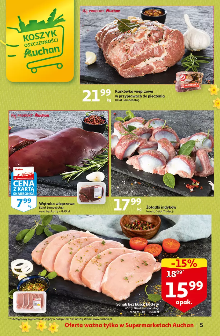 Gazetka promocyjna Auchan - Gazetka Wielkanoc w dobrym smaku Supermarket Auchan - ważna 23.03 do 29.03.2023 - strona 5