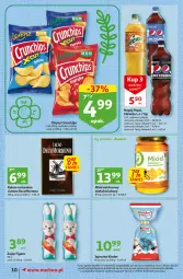 Gazetka promocyjna Auchan - Gazetka Wielkanoc w dobrym smaku Supermarket Auchan - Gazetka - ważna od 29.03 do 29.03.2023 - strona 10 - produkty: Chipsy, Mirinda, O nas, Pepsi, Miód, Crunchips, Gala, Kakao, Napój, Kinder, Nektar, Fa