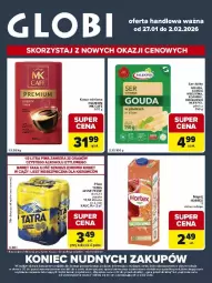 Gazetka promocyjna Carrefour - Gazetka Globi - Gazetka - ważna od 02.02 do 02.02.2026 - strona 2 - produkty: Piwa, Piec, Ser, Gra, Królewski, Kawa mielona, Kawa, Tatra, Piast, Gouda, Napój, Hortex
