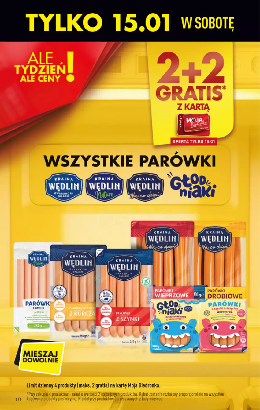 Gazetka promocyjna Biedronka - W tym tygodniu - ważna 13.01 do 19.01.2022 - strona 2 - produkty: Gra, Parówki, Por