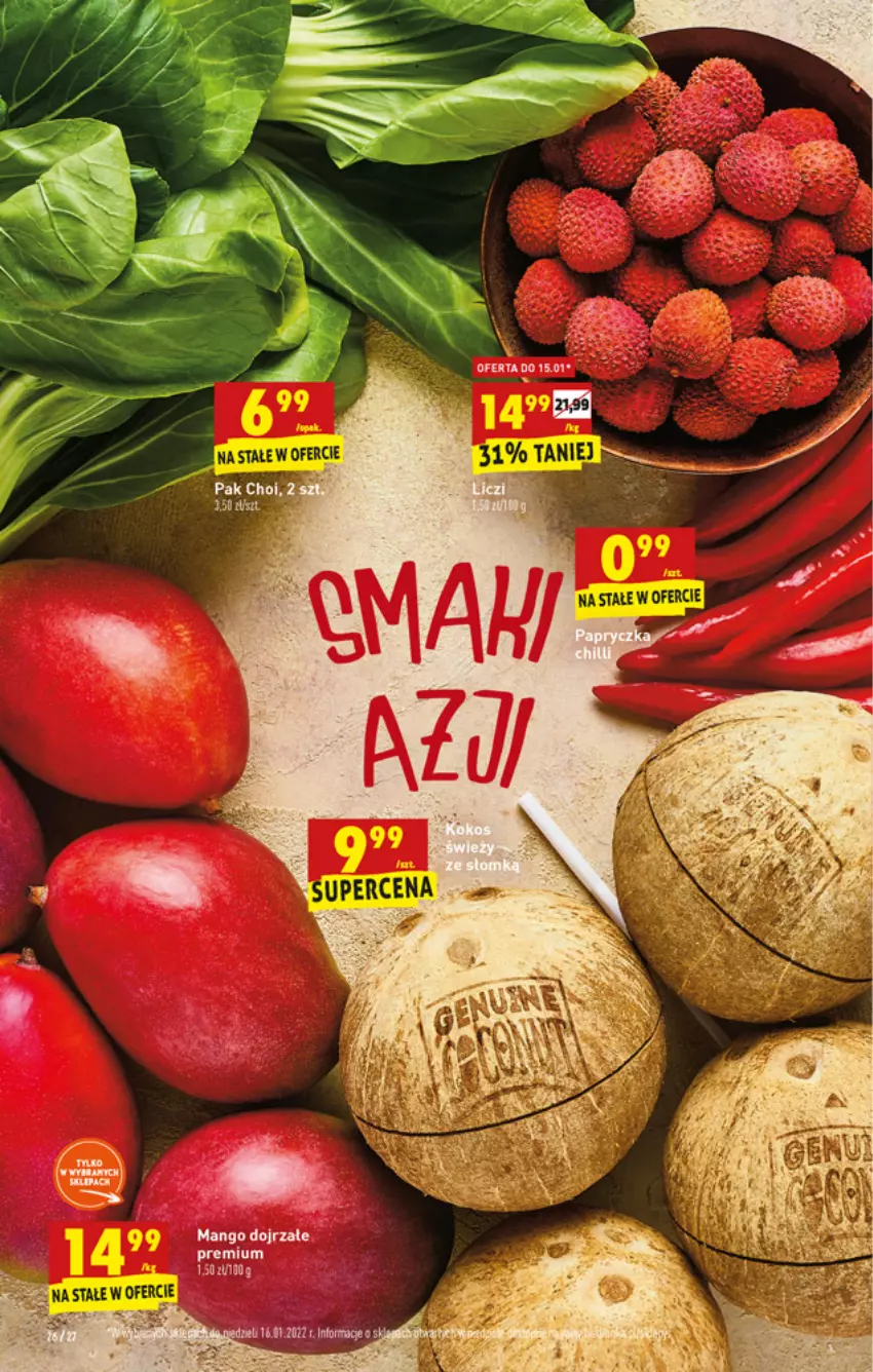 Gazetka promocyjna Biedronka - W tym tygodniu - ważna 13.01 do 19.01.2022 - strona 26 - produkty: Mango