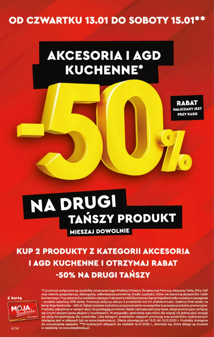 Gazetka promocyjna Biedronka - W tym tygodniu - ważna 13.01 do 19.01.2022 - strona 62 - produkty: Fa, Por, Rama