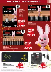 Gazetka promocyjna Kaufland - Kaufland - Gazetka - ważna od 03.12 do 03.12.2025 - strona 45 - produkty: Duracell, Acer, Słuchawki, Mikrofon, LANA, Podkładka, Mysz, Podkład