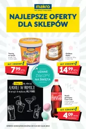 Gazetka promocyjna Makro - [Oferta promocyjna] Artykuły spożywcze i przemysłowe - Gazetka - ważna od 18.04 do 18.04.2022 - strona 1 - produkty: Ser, Twaróg, Coca-Cola, Napój gazowany, Napój, Kiełbasa, Kiełbasa śląska