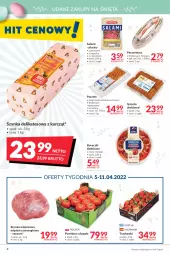 Gazetka promocyjna Makro - [Oferta promocyjna] Artykuły spożywcze i przemysłowe - Gazetka - ważna od 18.04 do 18.04.2022 - strona 4 - produkty: Salami, Szynka wieprzowa, Truskawki, Pasztet, Szynka, Pieprz, Koreczki śledziowe, Szynka delikatesowa, Pomidory