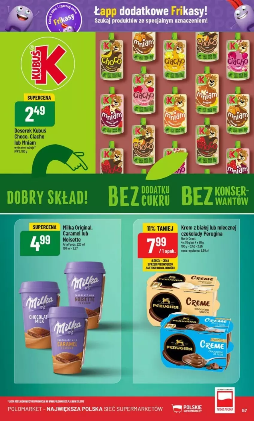 Gazetka promocyjna PoloMarket - ważna 21.08 do 27.08.2024 - strona 53 - produkty: Deser, Kubuś, Ser, Serek, Tran