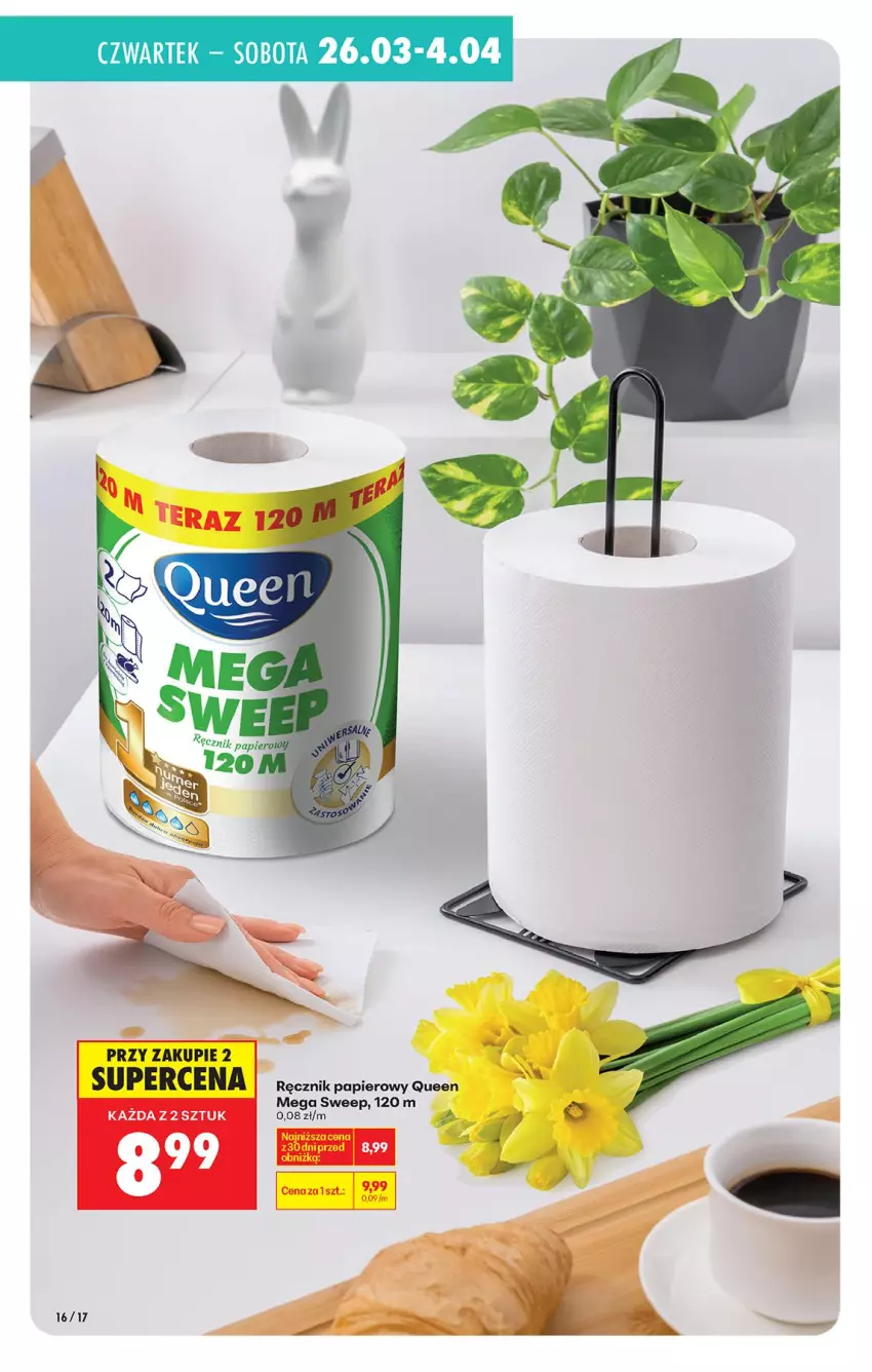 Gazetka promocyjna Biedronka - Gazetka - ważna 26.03 do 02.04.2026 - strona 16 - produkty: Papier, Ręcznik