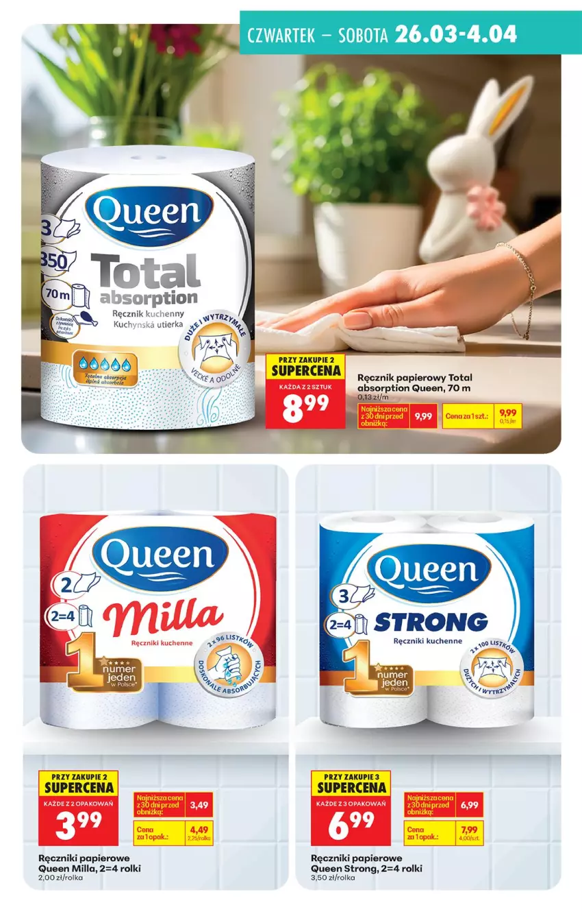 Gazetka promocyjna Biedronka - Gazetka - ważna 26.03 do 02.04.2026 - strona 17 - produkty: Papier, Ręcznik, Ręcznik kuchenny, Ręczniki papierowe, Rolki, Ser