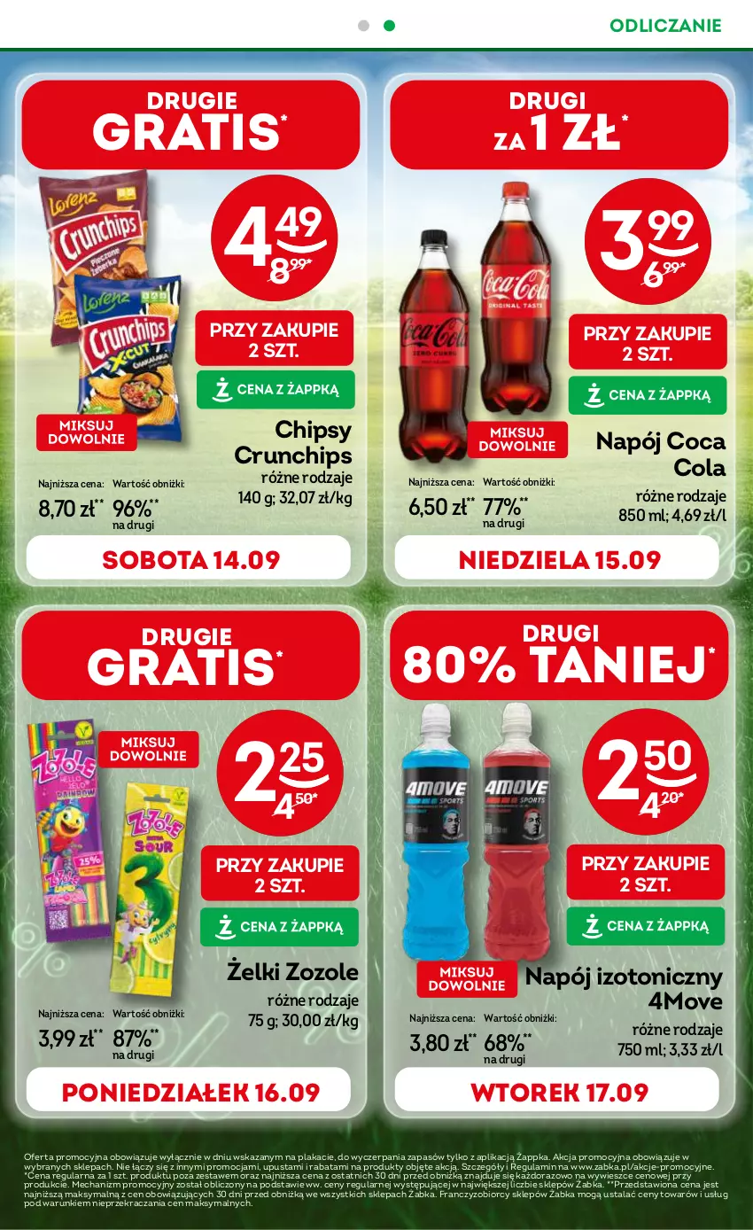 Gazetka promocyjna Żabka - ważna 27.06 do 30.09.2024 - strona 3 - produkty: Chipsy, Crunchips, Gra, Napój, Napój izotoniczny, Sok