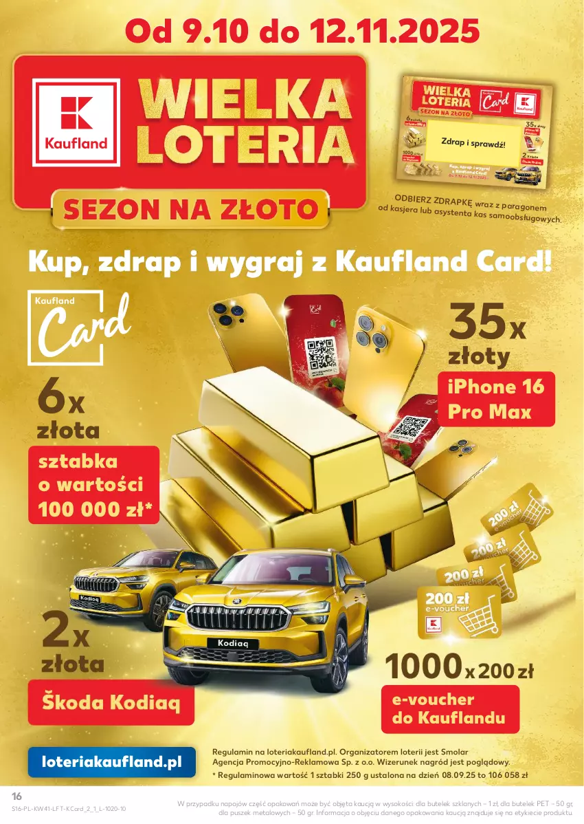 Gazetka promocyjna Kaufland - Gazetka tygodnia - ważna 09.10 do 15.10.2025 - strona 16 - produkty: Mięta, Sok