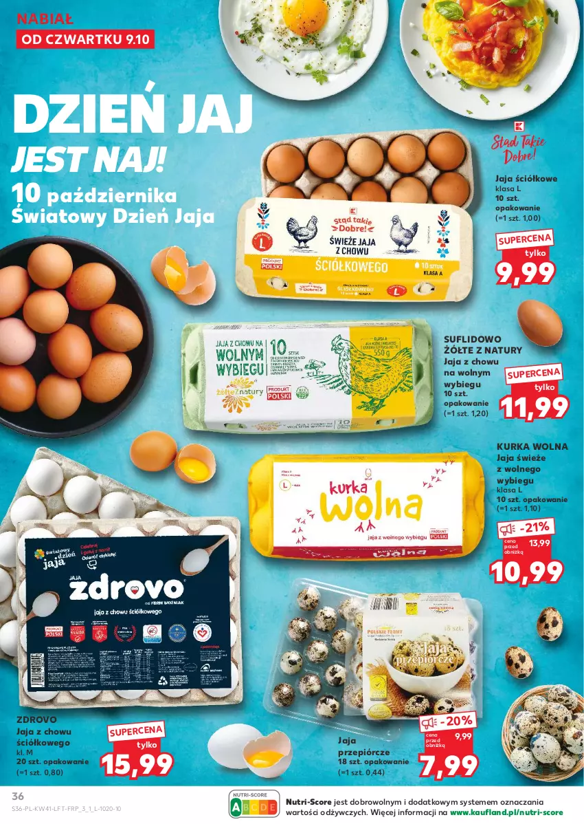 Gazetka promocyjna Kaufland - Gazetka tygodnia - ważna 09.10 do 15.10.2025 - strona 36 - produkty: Jaja