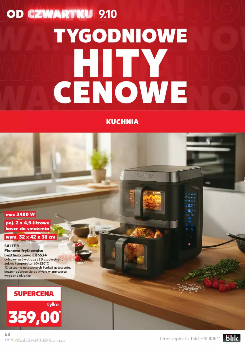 Gazetka promocyjna Kaufland - Gazetka tygodnia - ważna 09.10 do 15.10.2025 - strona 58 - produkty: Akumulator, Kosz, Kuchnia, Tera