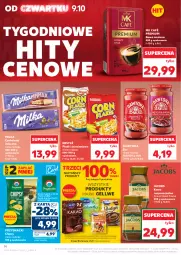 Gazetka promocyjna Kaufland - Gazetka tygodnia - Gazetka - ważna od 15.10 do 15.10.2025 - strona 14 - produkty: Dawtona, Kawa rozpuszczalna, Sos, Sok, Por, Chipsy, Kawa mielona, Kawa, Czekolada mleczna, Czekolada, Przysnacki, Danio, Jacobs, Waga, Nestlé, Milka