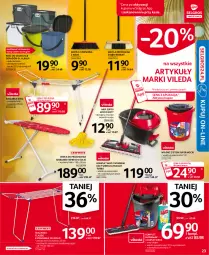 Gazetka promocyjna Selgros - Oferta przemysłowa - Gazetka - ważna od 04.07 do 04.07.2021 - strona 23 - produkty: Mop, Deska do prasowania, Ajax, Rama, Kosz, Kije, Vileda, Wiadro, Suszarka, Miotła, LG