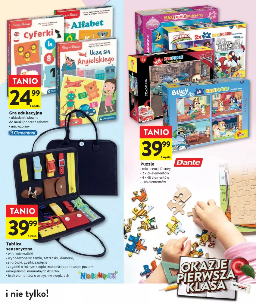 Gazetka promocyjna Intermarche - Gazetka Intermarche - ważna 17.08 do 06.09.2023 - strona 11 - produkty: Disney, Gra, Por, Puzzle, Top