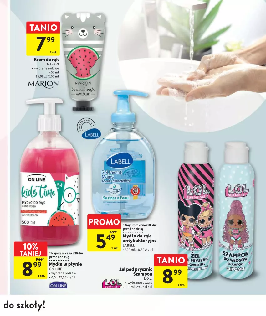 Gazetka promocyjna Intermarche - Gazetka Intermarche - ważna 17.08 do 06.09.2023 - strona 17 - produkty: Bell, Krem do rąk, Melon, Mydło, Mydło w płynie, Szampon