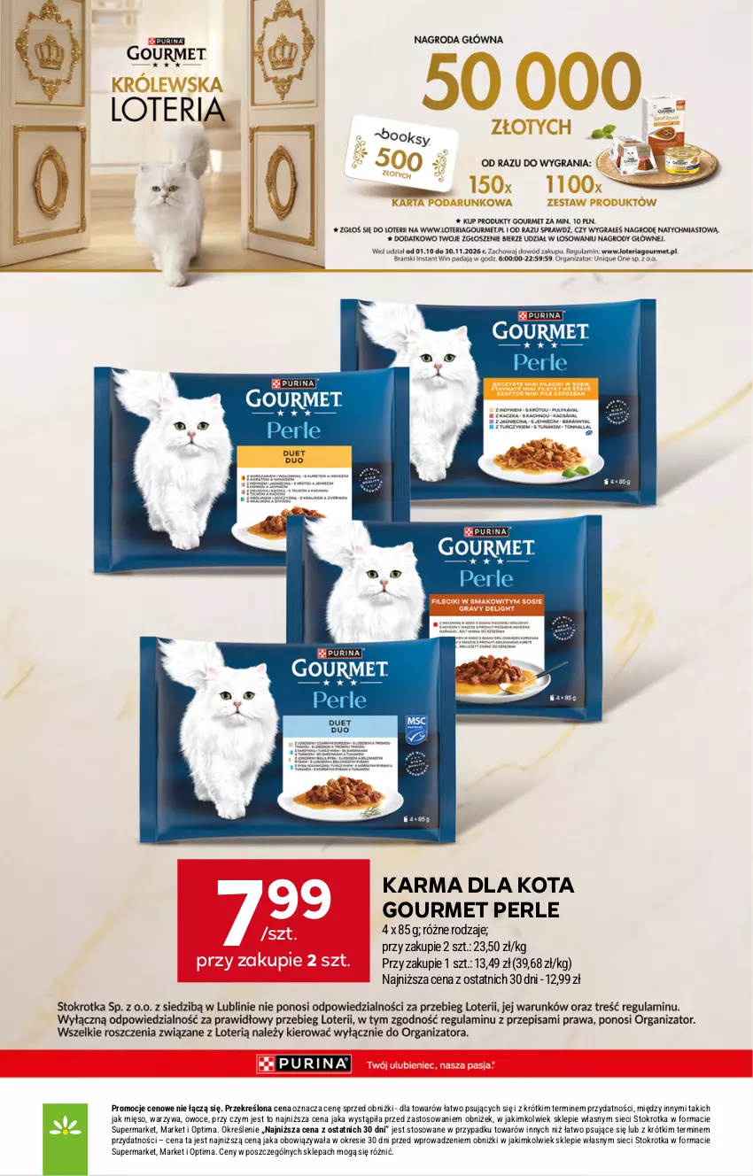 Gazetka promocyjna Stokrotka - Supermarket - ważna 08.10 do 14.10.2026 - strona 42 - produkty: Mięso, Optima, Owoce, Warzywa