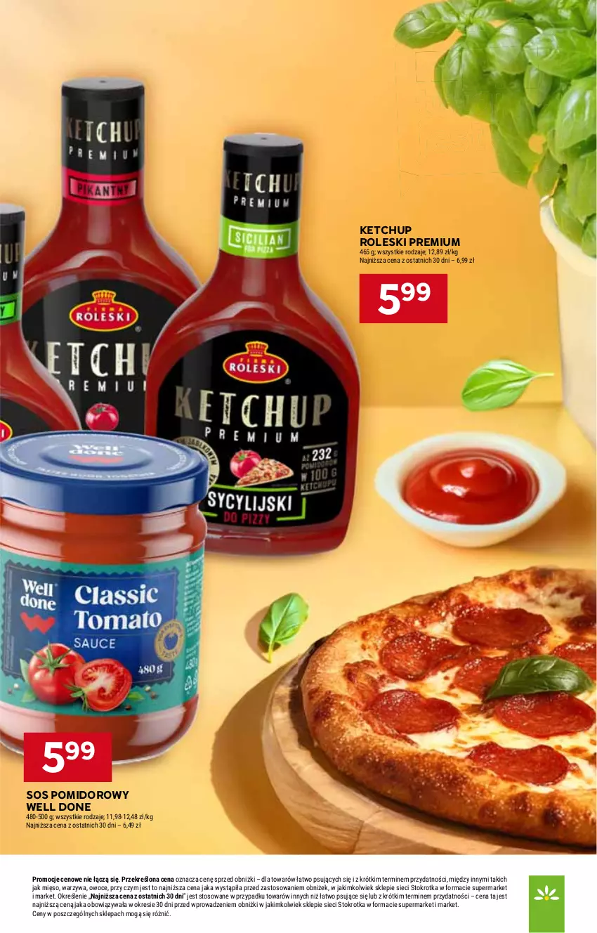 Gazetka promocyjna Stokrotka - Supermarket - ważna 21.08 do 27.08.2025 - strona 11 - produkty: Ketchup, Mięso, Owoce, Sos, Sos pomidorowy, Warzywa