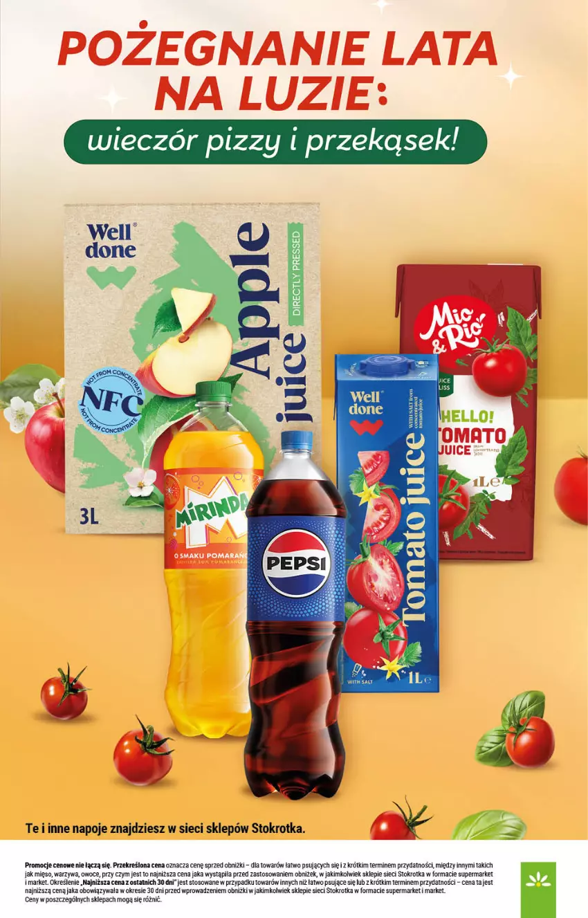 Gazetka promocyjna Stokrotka - Supermarket - ważna 21.08 do 27.08.2025 - strona 14 - produkty: Mięso, Napoje, Owoce, Warzywa