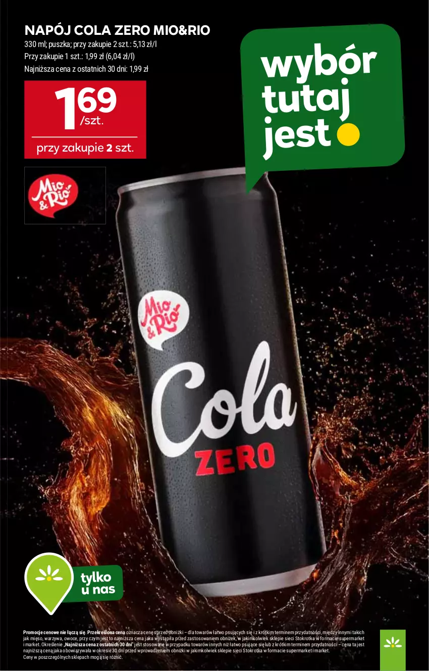 Gazetka promocyjna Stokrotka - Supermarket - ważna 21.08 do 27.08.2025 - strona 39 - produkty: Mięso, Napój, Owoce, Warzywa