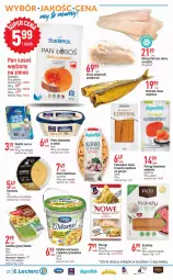 Gazetka promocyjna E Leclerc - Gazetka - ważna od 29.01 do 29.01.2023 - strona 22 - produkty: Piec, Polędwica, Sałatka, Pierogi, Hummus, Sos, Mus, Tusz, Sałat, Pieczarka, Pstrąg, Mintaj, Dorsz, Kebab, Gyros, Lisner, Pstrąg łososiowy