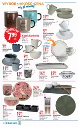 Gazetka promocyjna E Leclerc - Gazetka - ważna od 29.01 do 29.01.2023 - strona 4 - produkty: Ser, Por, Salaterka, Taca, Talerz, Talerz deserowy, Filiżanka, Sushi, Kubek, Deser, Talerz głęboki, Miska, Zestaw do sushi