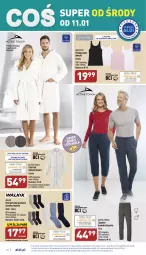 Gazetka promocyjna Aldi - Pełny katalog - Gazetka - ważna od 14.01 do 14.01.2023 - strona 18 - produkty: Podkoszulek, Karp, Kosz, Wełna, Szlafrok, Spodnie, Queentex