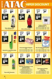 Gazetka promocyjna Auchan - ATAC Hiper Discount - Gazetka - ważna od 12.11 do 12.11.2025 - strona 2 - produkty: Domestos, Makaron, Sos, Gin, Papier, Zupa, Kawa, Zapalarka, Ręcznik, Rolki, Chusteczki, Znicz, Płyn do wc, Tuńczyk, Foxy, Lisner, Fa
