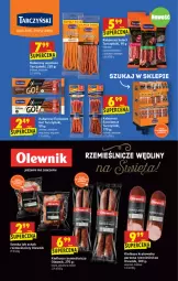 Gazetka promocyjna Biedronka - W tym tygodniu - Gazetka - ważna od 24.03 do 24.03.2021 - strona 47 - produkty: Ser, Kiełbasa krakowska, Szynka, Tarczyński, Kabanos, Kiełbasa, Olewnik