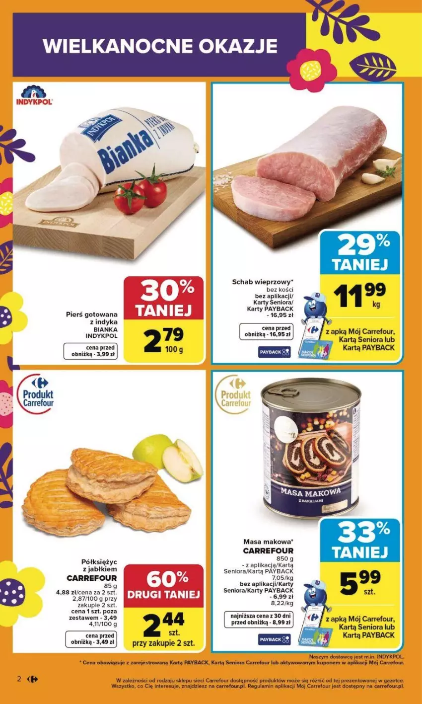 Gazetka promocyjna Carrefour - Gazetka Carrefour, Market od poniedziałku! - ważna 23.03 do 29.03.2026 - strona 8 - produkty: Bianka, Gra, Schab wieprzowy