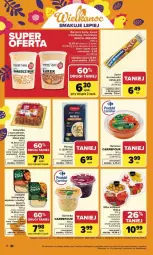 Gazetka promocyjna Carrefour - Gazetka Carrefour, Market od poniedziałku! - Gazetka - ważna od 29.03 do 29.03.2026 - strona 22 - produkty: Kurczak, Pierogi, Hummus, Mus, Papryka, Galaretka, Lasagne bolognese, Lasagne, Gala, Pomidory, Szpinak, Fa