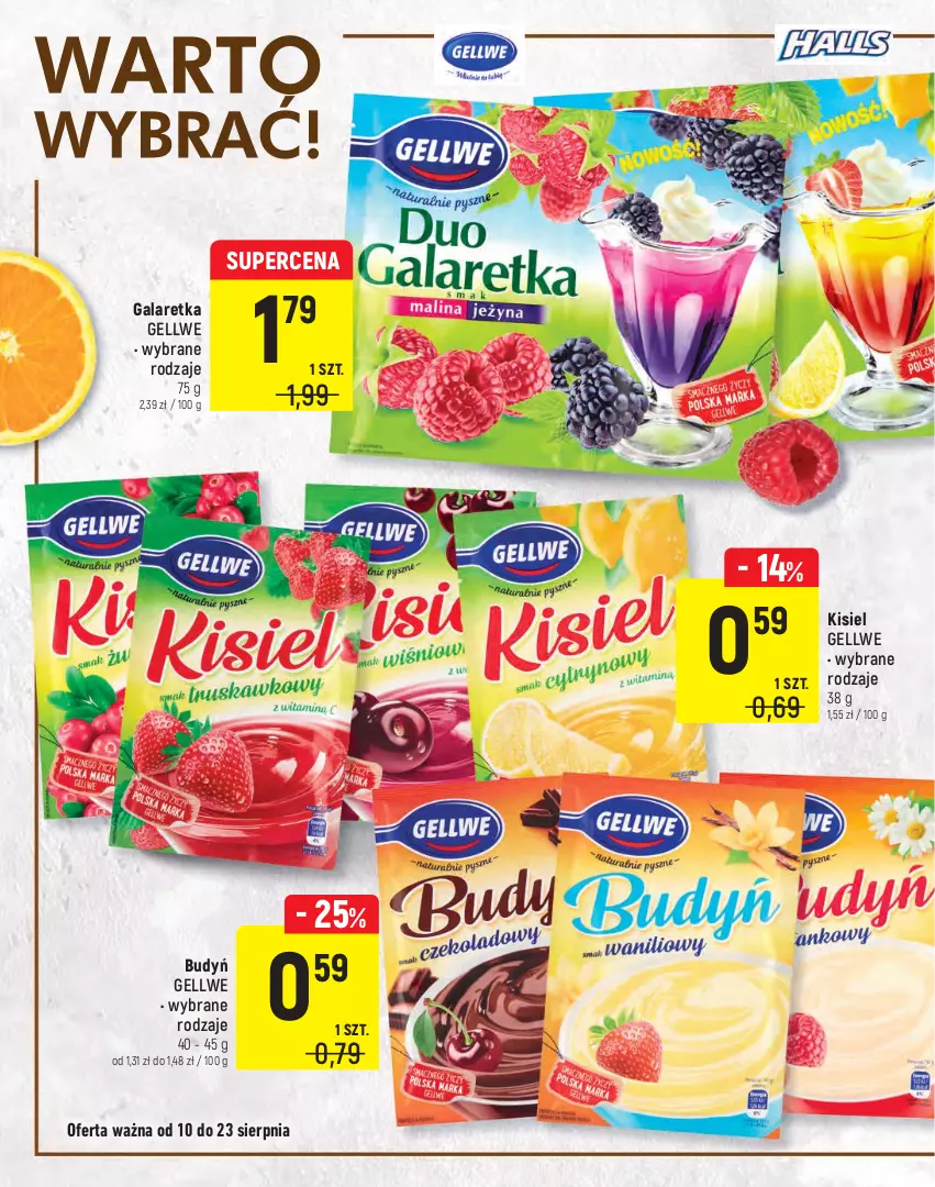 Gazetka promocyjna Intermarche - Letni Targ Marek - ważna 10.08 do 23.08.2021 - strona 14 - produkty: Budyń, Gala, Galaretka, Kisiel