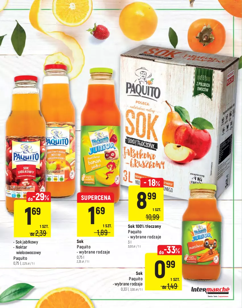 Gazetka promocyjna Intermarche - Letni Targ Marek - ważna 10.08 do 23.08.2021 - strona 17 - produkty: Nektar, Sok, Sok jabłkowy