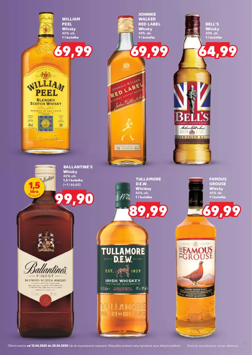 Gazetka promocyjna Kaufland - Barek Kauflandu - ważna 12.06 do 25.06.2025 - strona 15 - produkty: Bell, Fa, Johnnie Walker, Whiskey, Whisky