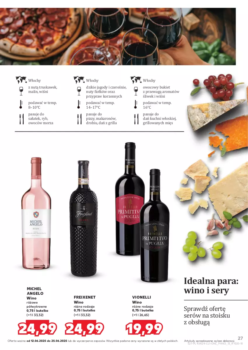 Gazetka promocyjna Kaufland - Barek Kauflandu - ważna 12.06 do 25.06.2025 - strona 27 - produkty: Bukiet, Grill, Jagody, Makaron, Nuty, Sałat, Ser, Wino