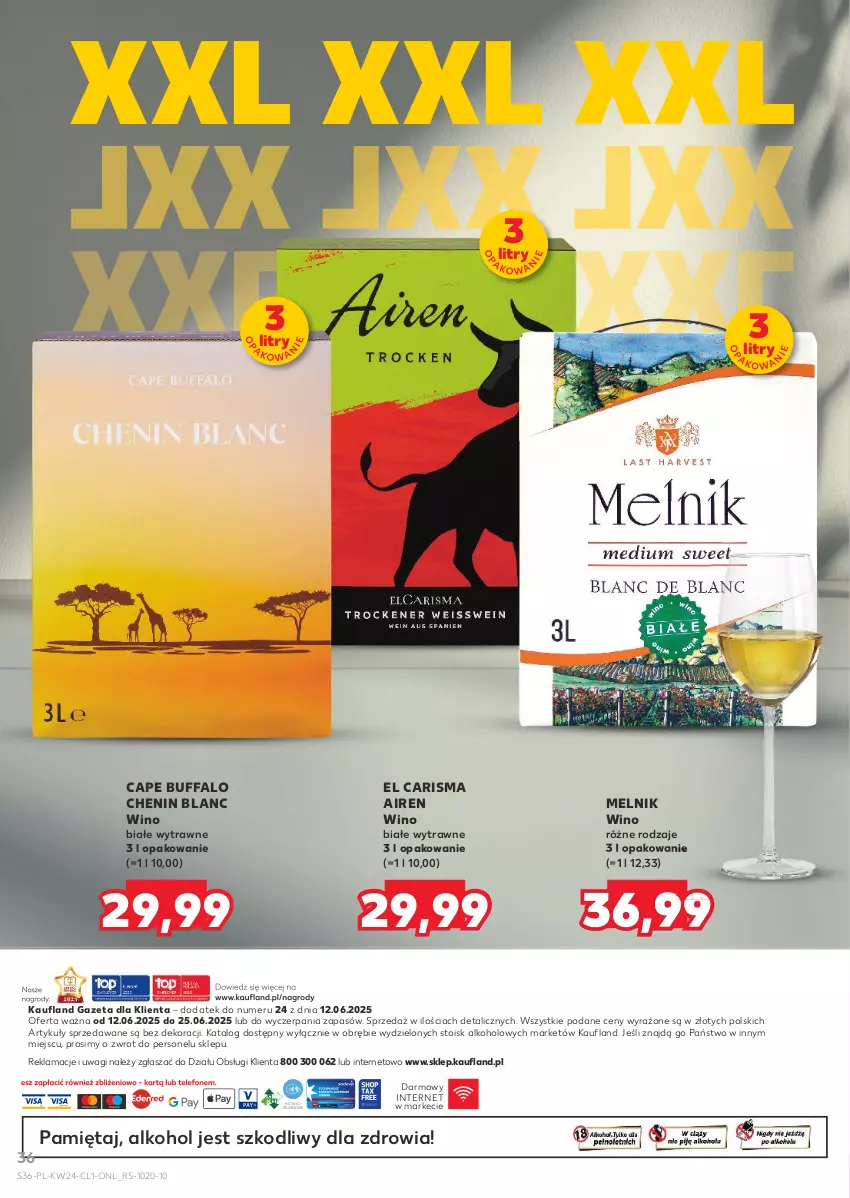 Gazetka promocyjna Kaufland - Barek Kauflandu - ważna 12.06 do 25.06.2025 - strona 36 - produkty: Fa, Mięta, Wagi, Wino, Wino białe