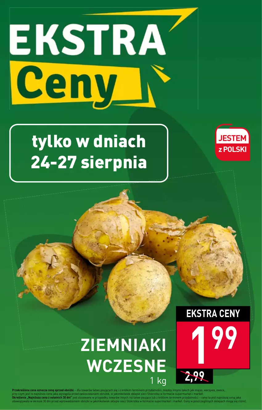 Gazetka promocyjna Stokrotka - Supermarket - ważna 24.08 do 30.08.2023 - strona 16 - produkty: Ziemniaki